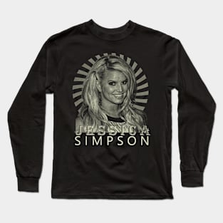 jessiccasimpson vintage shirt Long Sleeve T-Shirt